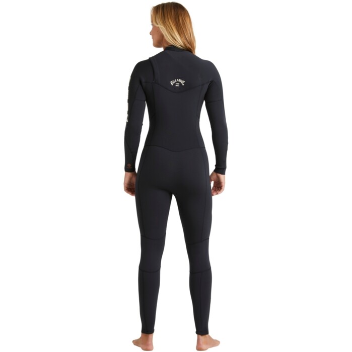 2024 Billabong Womens Synergy Natural 3/2mm Chest Zip Wetsuit ABJW100208 - Night Fall